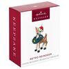 Mini Retro Reindeer Hallmark Keepsake Ornament 1.41''