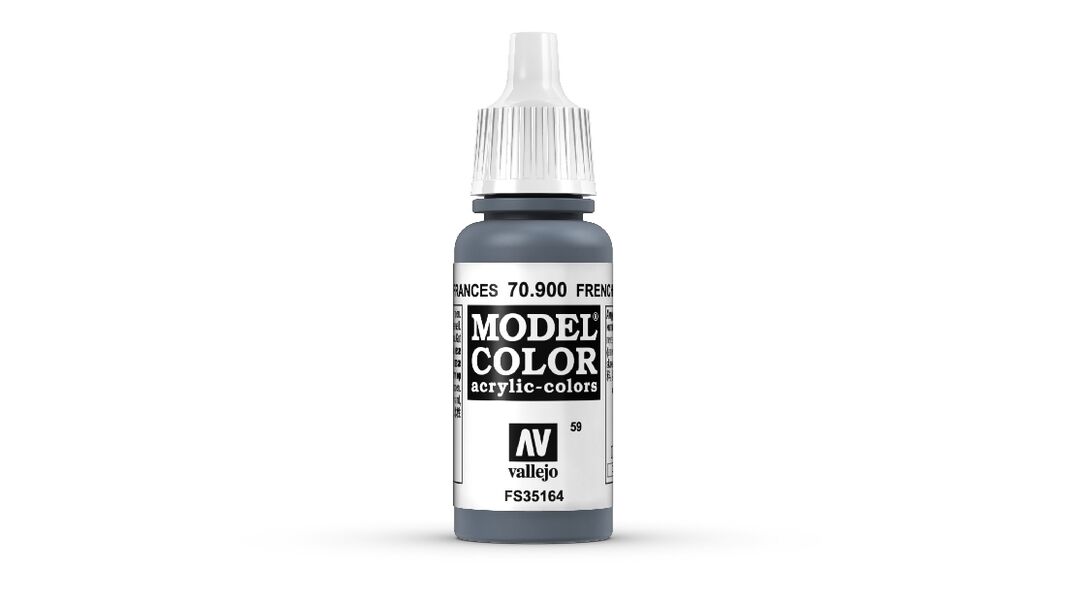 VALLEJO MODEL COLOUR FRENCH MIRAGE BLUE 17 ML