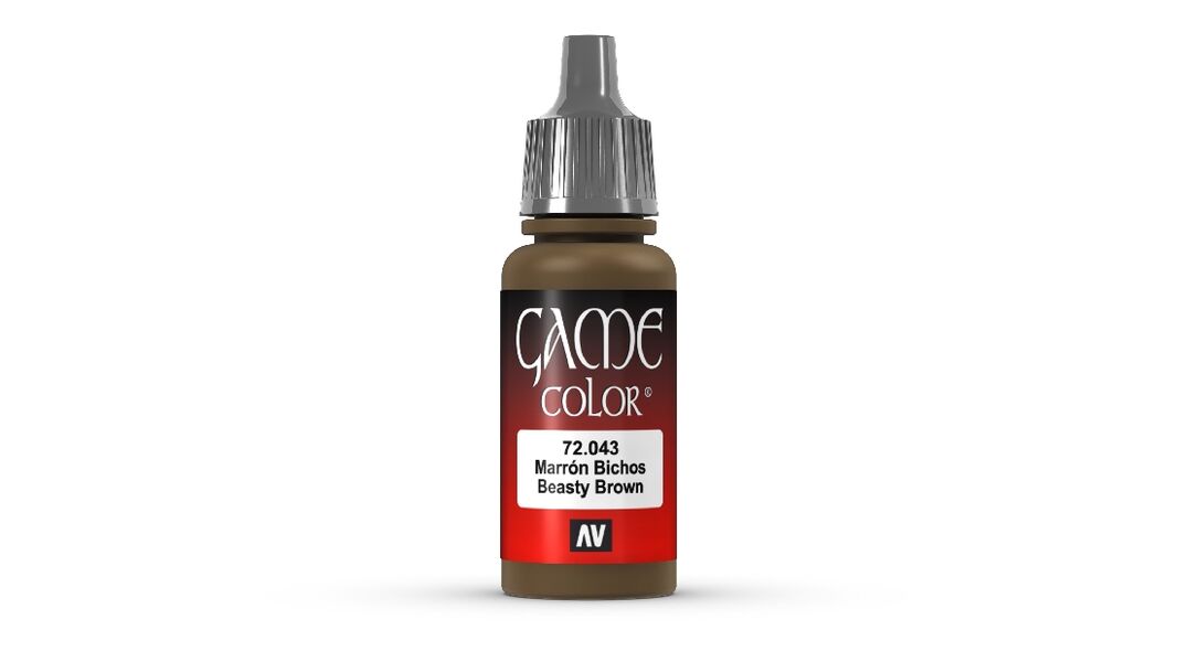 VALLEJO GAME COLOUR BEASTY BROWN 17 ML