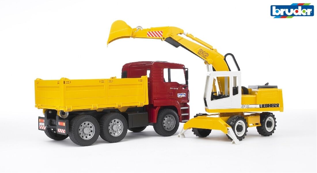 Bruder 02751 Construction Truck With Exc