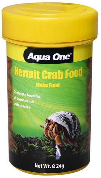 Aqua One Hermit Crazy Crab Food 24g Quality Nutrition for crabs