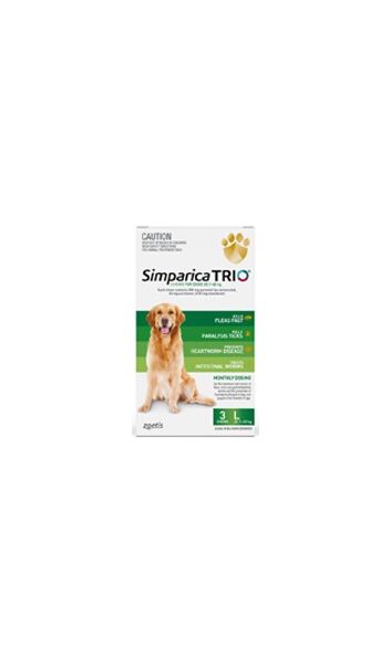 SIMPARICA TRIO DOG 20.1-40 KG 3 PACK