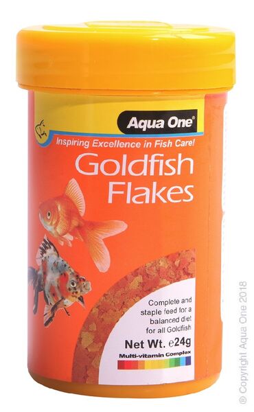 AQUA ONE Goldfish Flake Food 24g