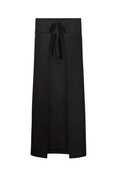 Chefs Craft Continental Apron With Pockets & Fold Over CA007 (Black)