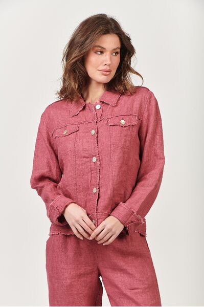 Naturals Jacket Lucy Rhubarb (Small)