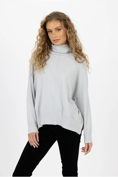 Humidity Monique Sweater (Ice Grey, S )