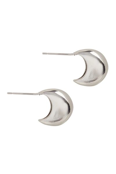 Eb & Ive Heritage Earring - Silver Dome