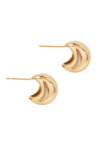 Eb & Ive Heritage Earring - Gold Dome