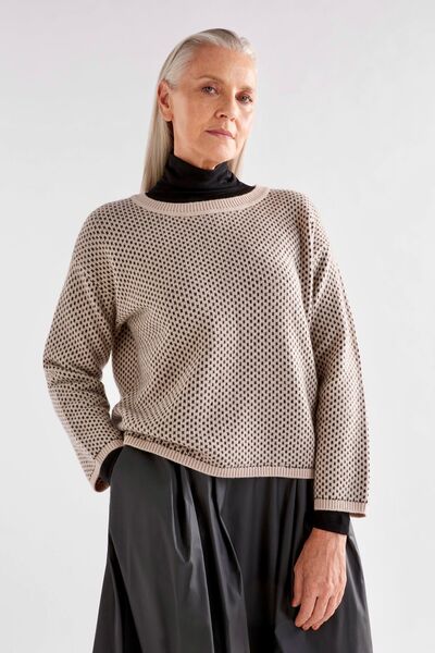 Elk Sweater Bis Fawn/loden (Small/Medium)