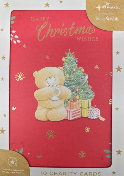 HALLMARK CHARITY CHRISTMAS CARDS - BEAR