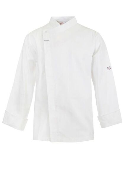 Chefs Craft Unisex Tunic With Hidden Studs LS CJ043 (2XS, Black)