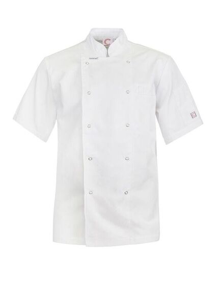 Chefs Craft Executive Chef Jacket With Studs CJ040 (6XL, Black)