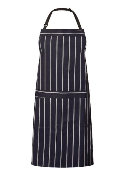 Chefs Craft "La Caffe" Striped Apron w/Pockets CA030 (Black/White )