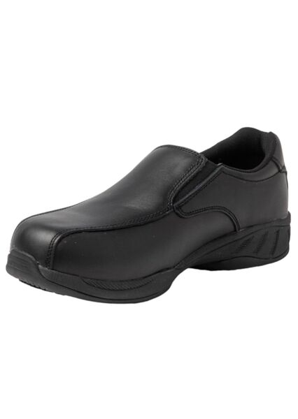 Cougar Footwear Mascot Composite Toe, Slip on Shoe - Black (4 MENS AU/UK)