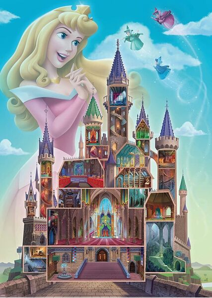 1000 Piece - Disney Castles - Aurora - Ravensburger Jigsaw Puzzle