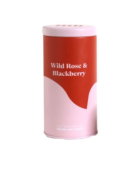 Grace & James Wild Rose & Blackberry 70 Hour Candle