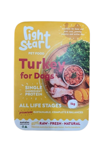 The Right Start Turkey for Dogs - 1kg