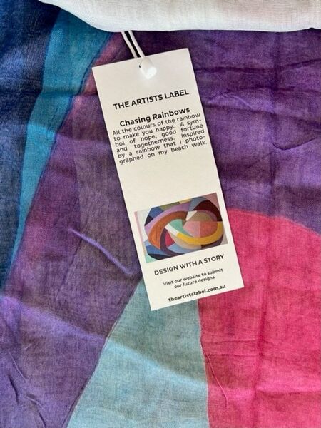The Artists Label Chasing Rainbows Scarf