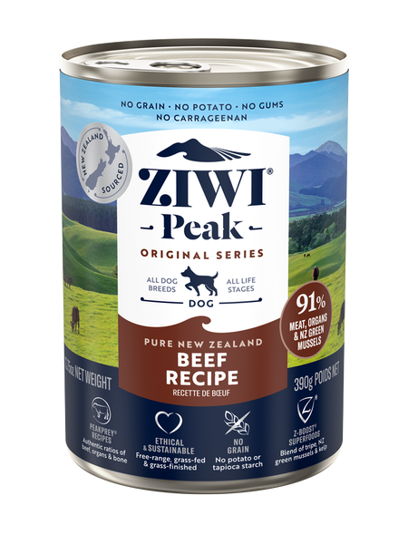 ZIWI WET BEEF CAN 390G
