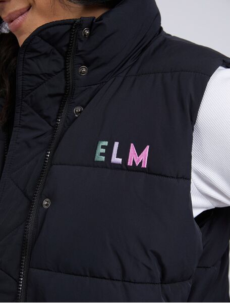 Elm Vest Puffer Core Black (Small)
