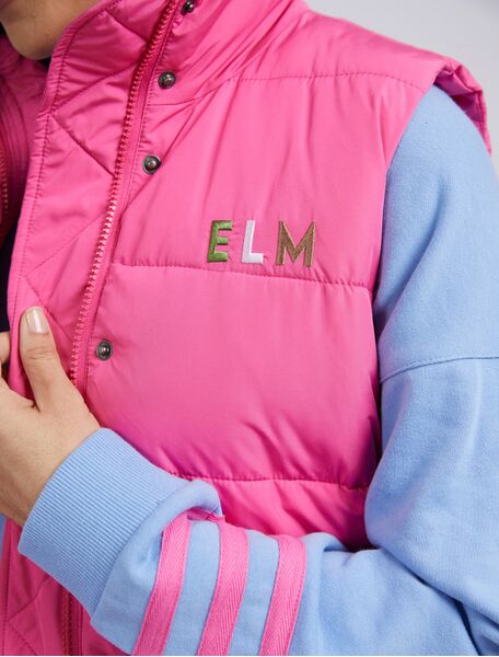 Elm Puffer Vest Core Shocking Pink (Small)