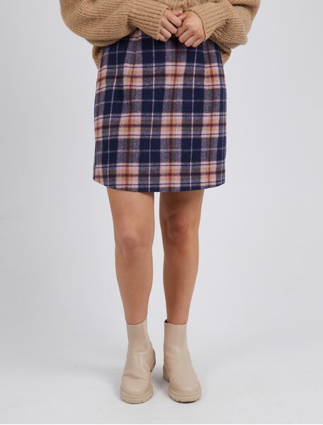Elm Skirt Reilly Check (Size 8 )