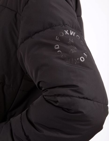 Foxwood Essential Puffer Jacket (Black, S )