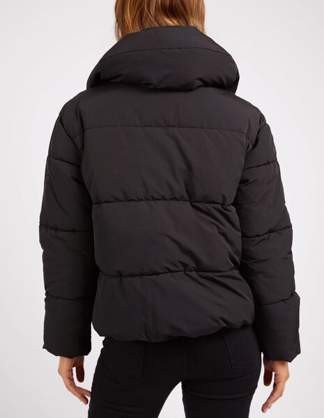 Foxwood Essential Puffer Jacket (Black, S )