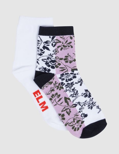 Elm Two Pack Ankle Socks - Linar