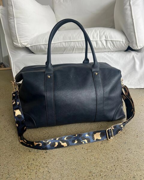Louenhide Alexis Weekender Travel Bag With Tyler Strap Navy