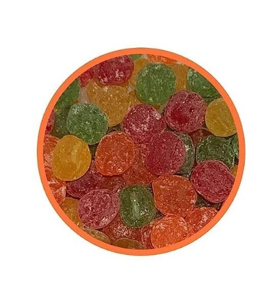 Scott Bros Candy Vintage Fruit Drops Boiled Sweets Jar 155g Aust Made