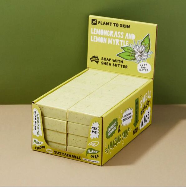 Plant To Skin Lemongrass + Lemon Myrtle Soap - 100g