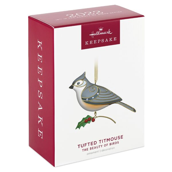 The Beauty of Birds Tufted Titmouse Hallmark Keepsake Ornament