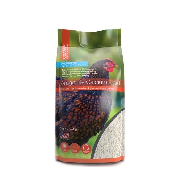 Bird Natural Aragonite Calcium Feed For Chickens 2.26Kg