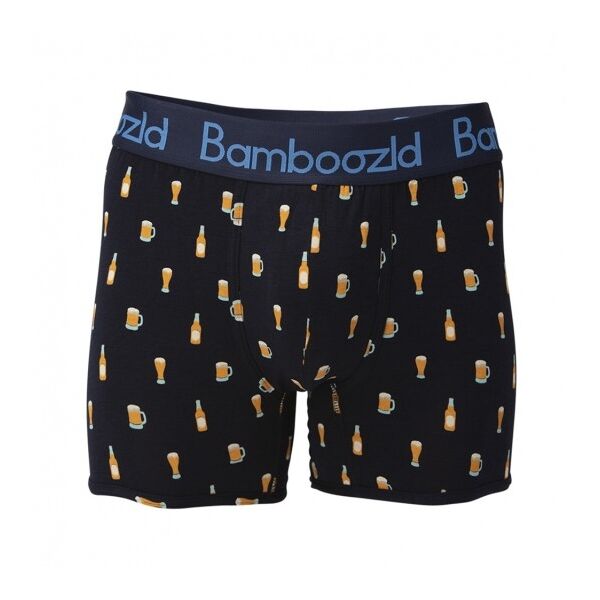 Bamboozld Mens Bamboo Cotton Beer Trunk Charcoal (SIZE S)