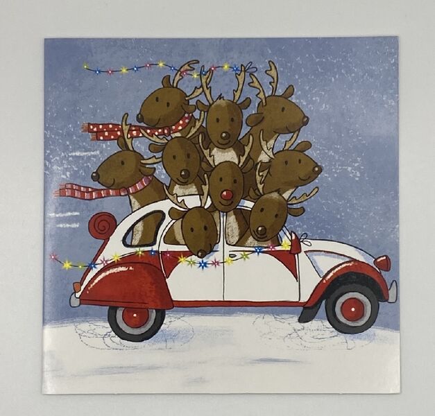 Henderson Reindeer Carpool Charity Christmas Boxed Cards
