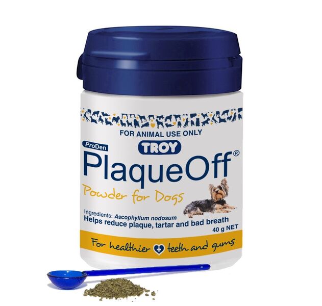 Troy Plaque Off Oral Care Powder For Dogs 40g