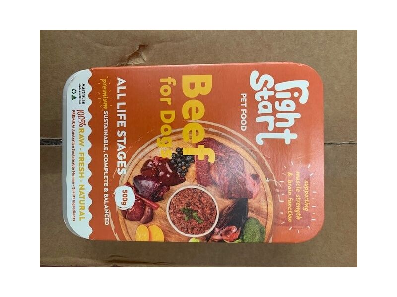 The Right Start Beef for Dogs - 500g *Available Instore or Local Delivery Only*