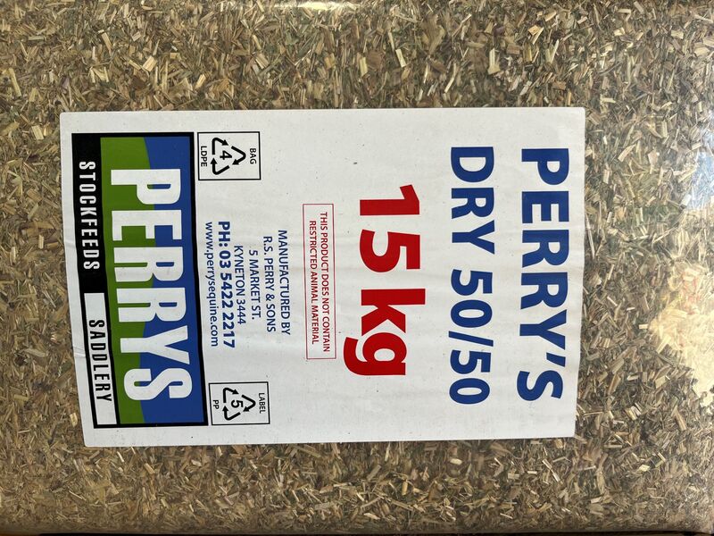 PERRYS FIFTY/FIFTY DRY MIX SMALL 15KG (24 PALLET)