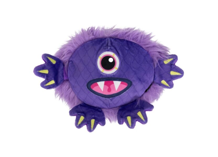 Indie & Scout Plush Round Monster Toy Purple